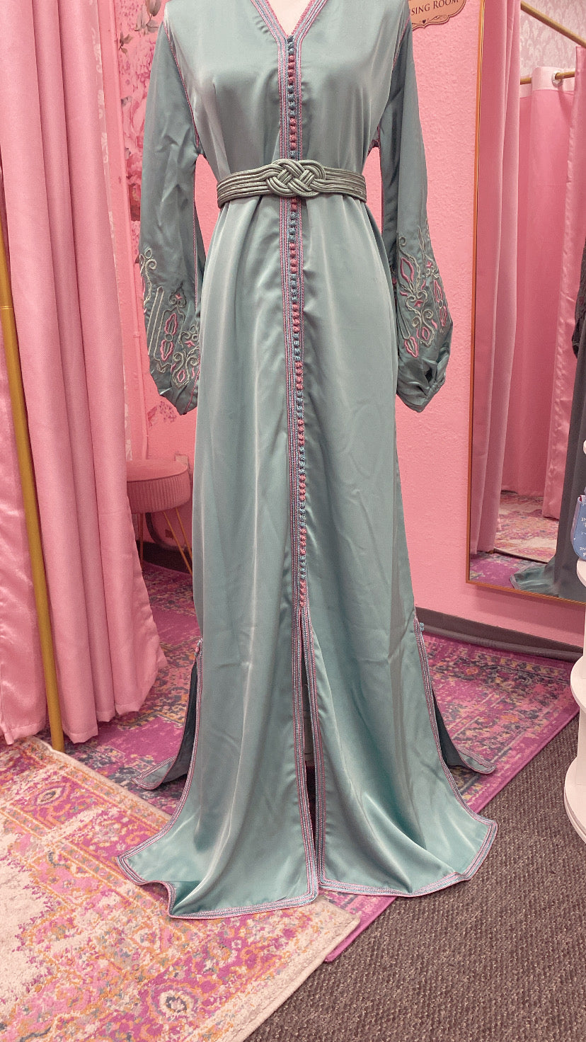 Moroccan Traditional Embroidered Caftan