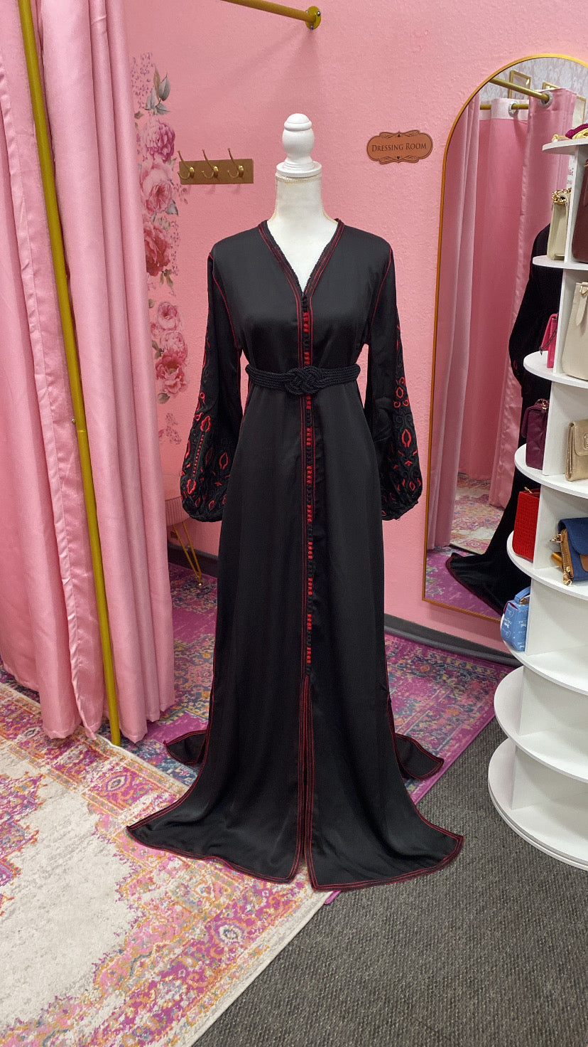 Moroccan Traditional Embroidered Caftan