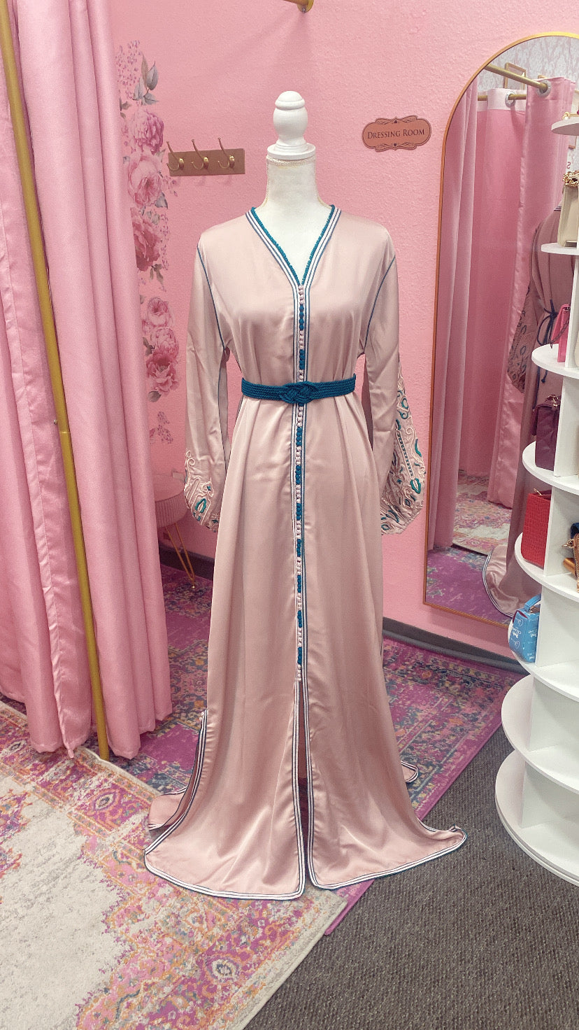 Moroccan Traditional Embroidered Caftan