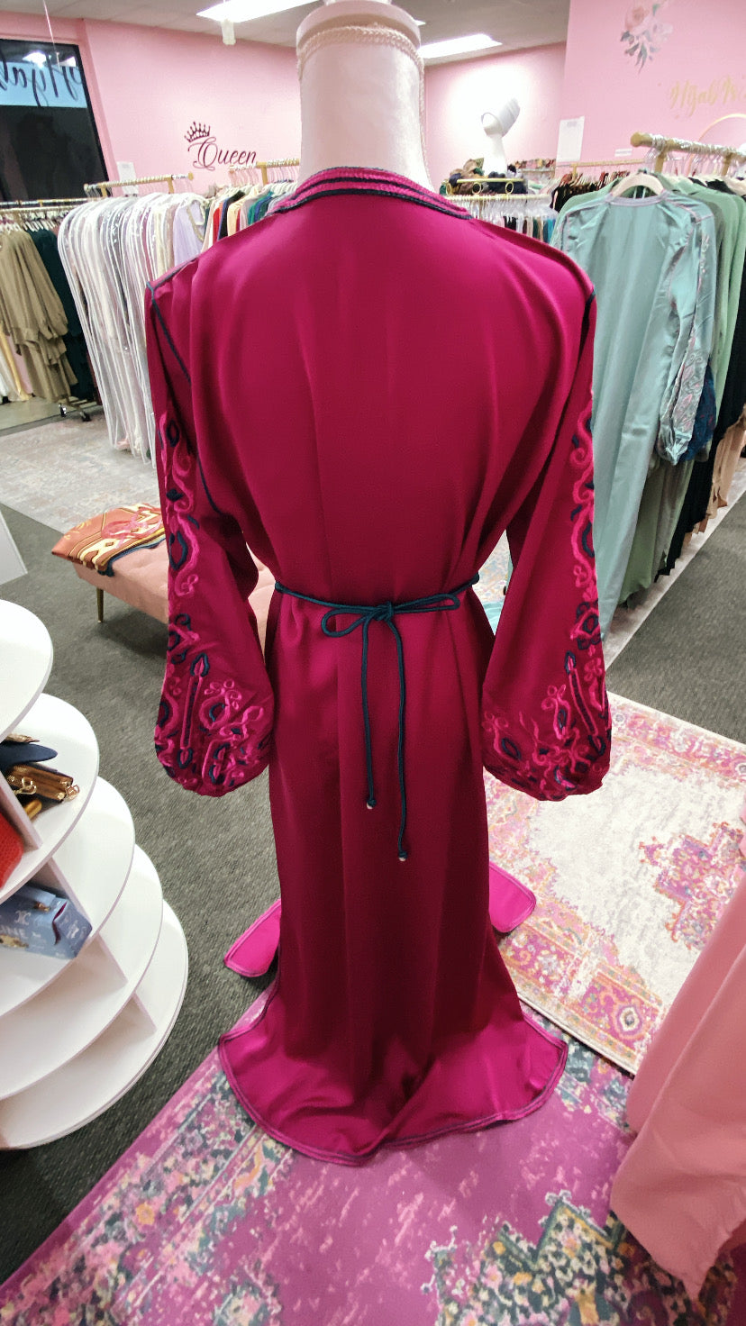 Moroccan Traditional Embroidered Caftan