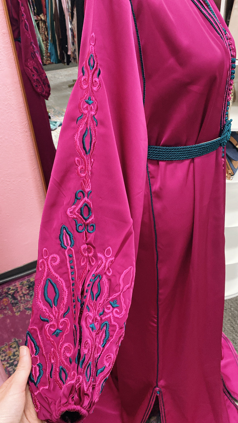 Moroccan Traditional Embroidered Caftan