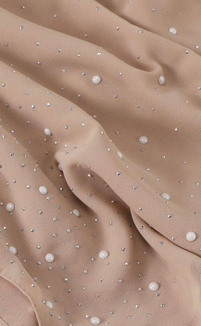 Pearl and Sparkle Detailed Chiffon Hijabs
