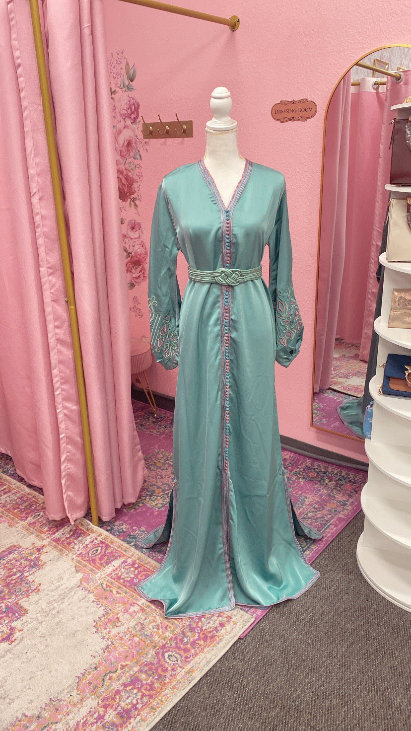 Moroccan Traditional Embroidered Caftan