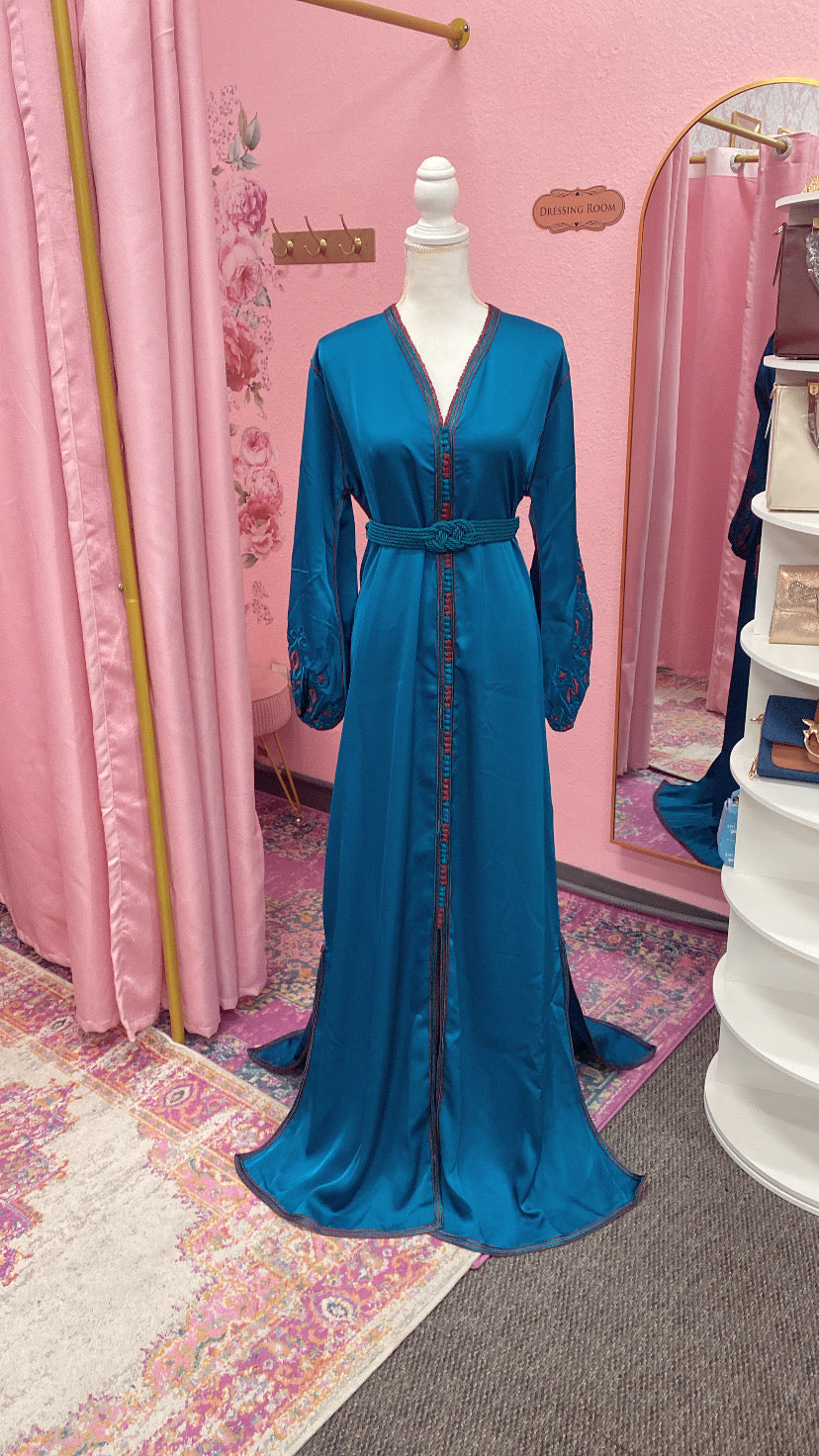 Moroccan Traditional Embroidered Caftan
