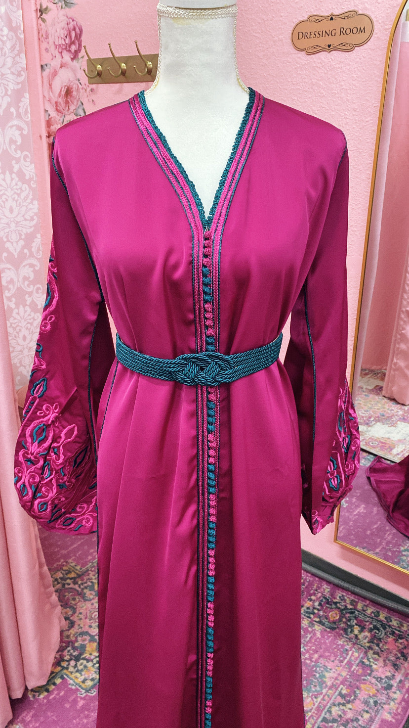 Moroccan Traditional Embroidered Caftan