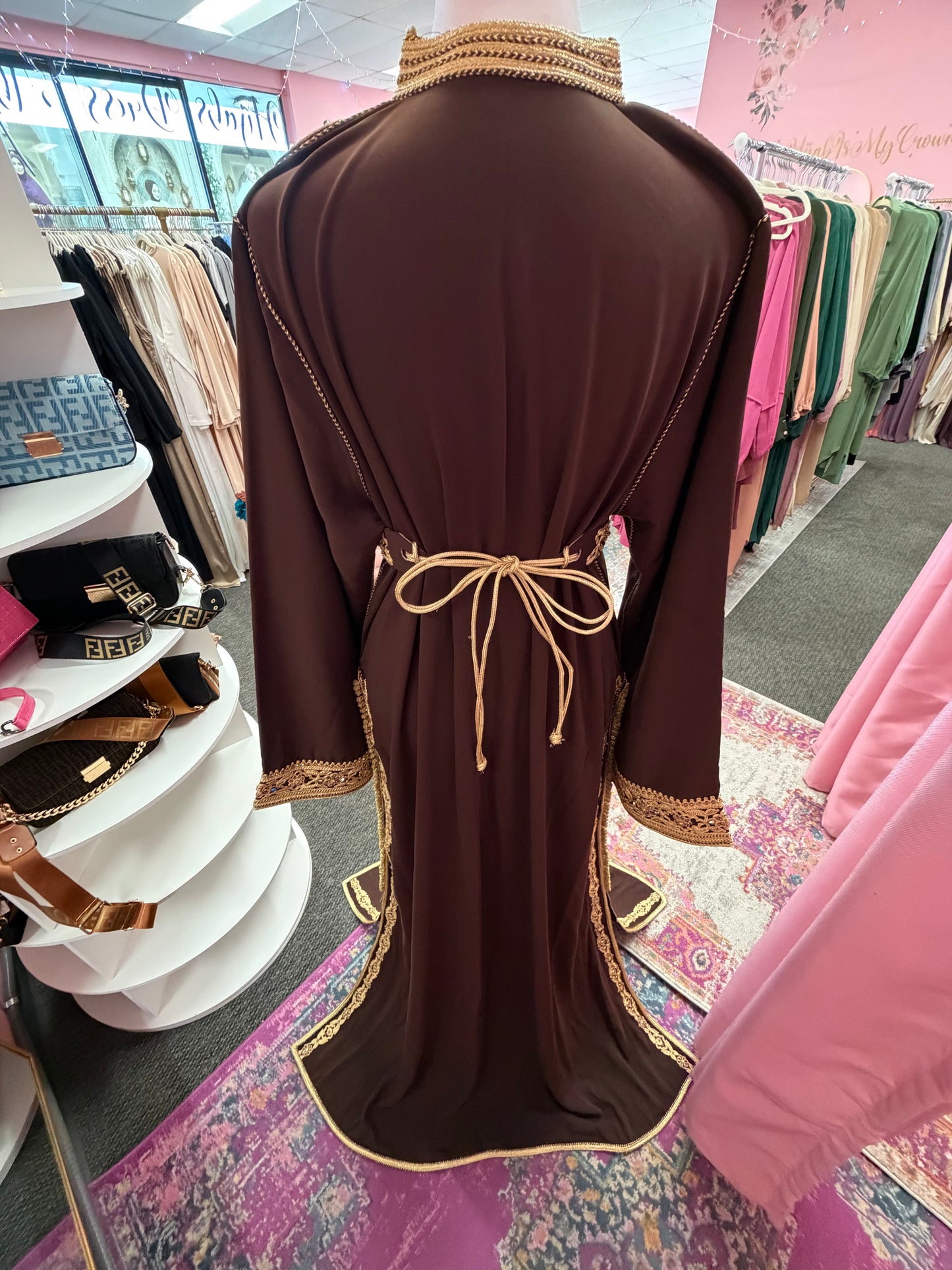 Moroccan Traditional Embellished Caftan