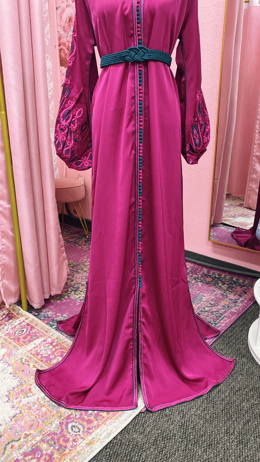 Moroccan Traditional Embroidered Caftan