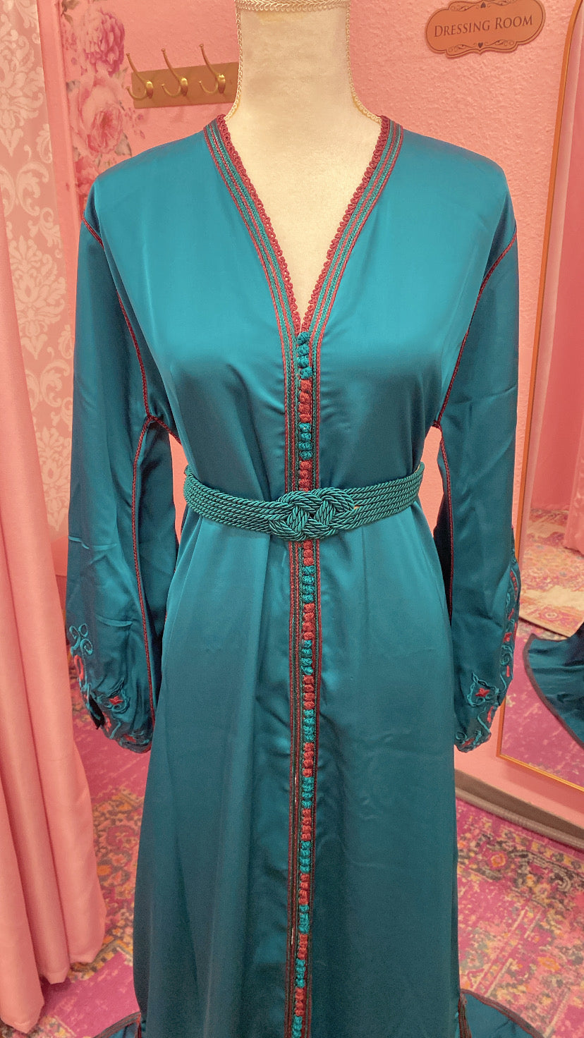 Moroccan Traditional Embroidered Caftan