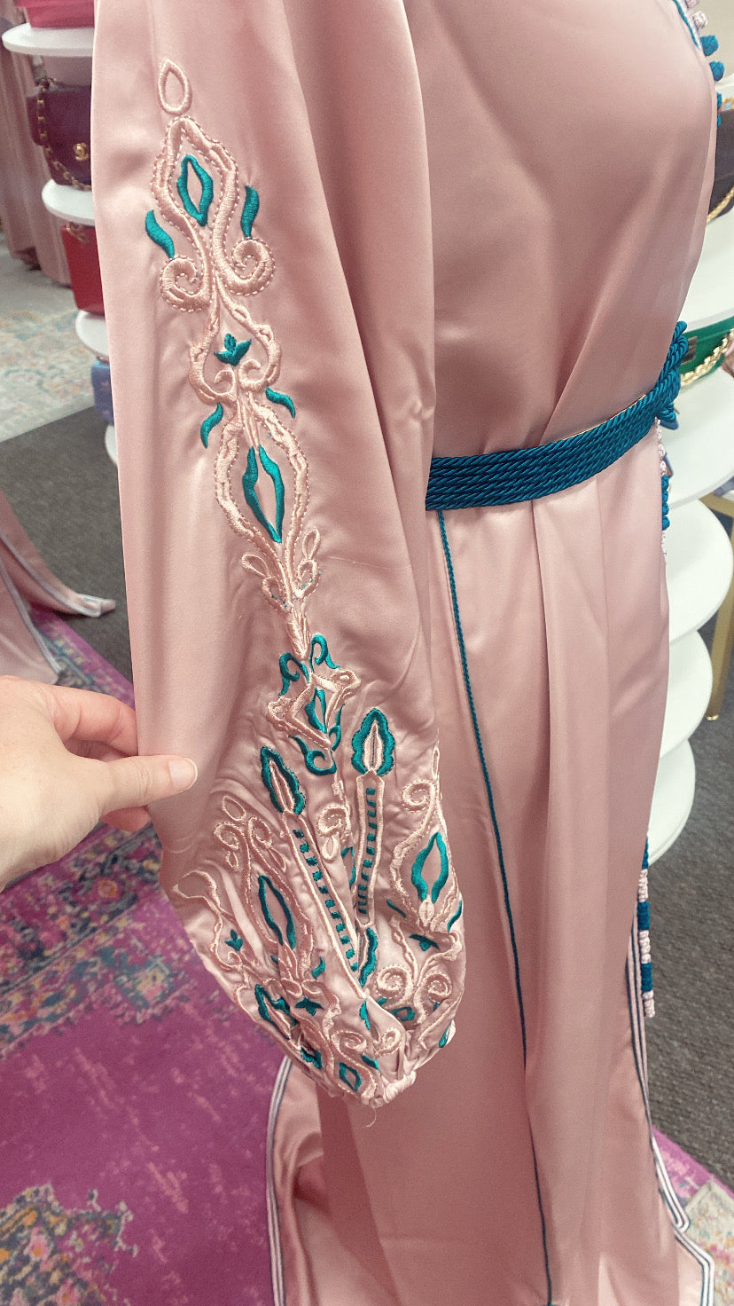 Moroccan Traditional Embroidered Caftan