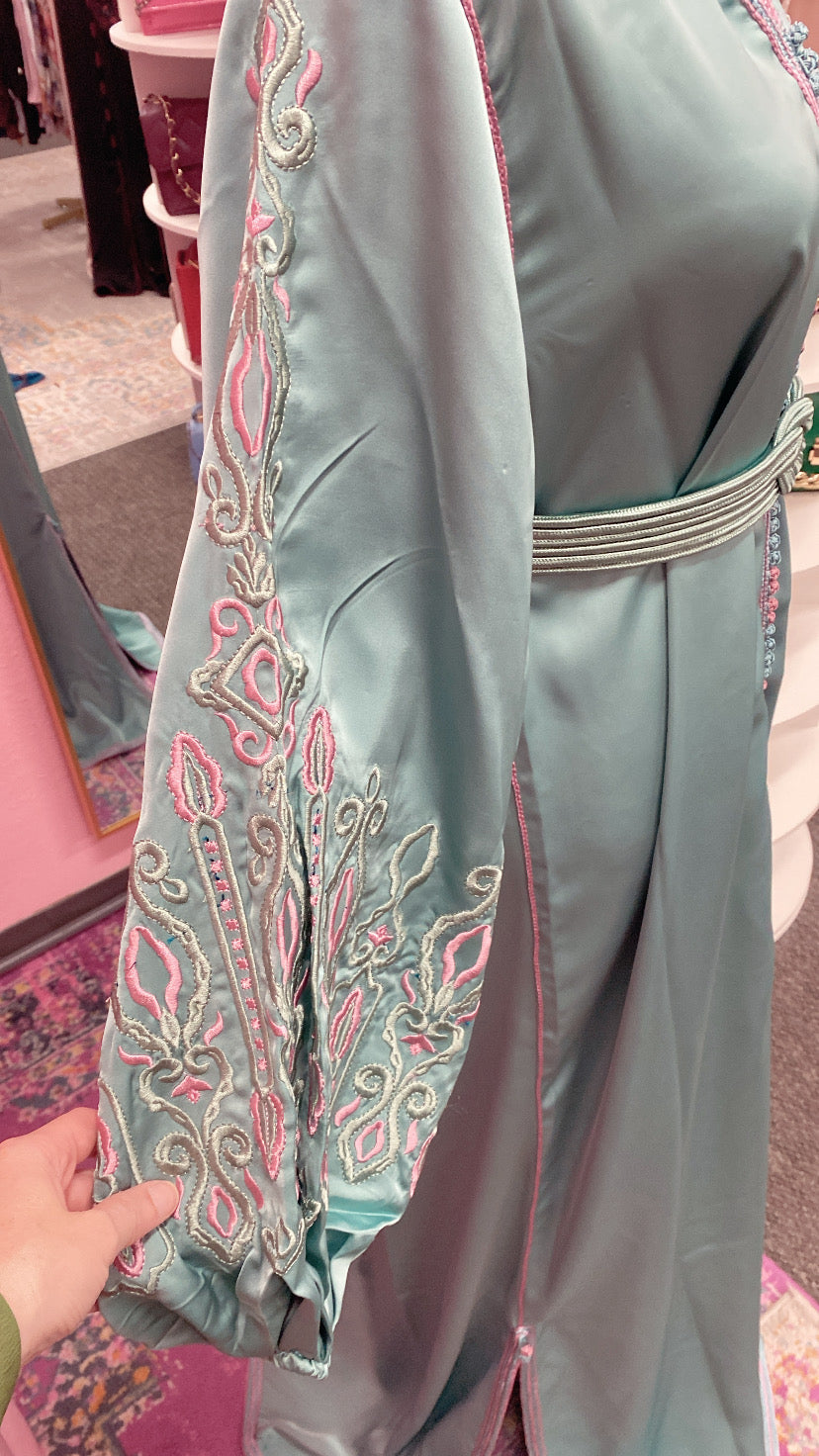 Moroccan Traditional Embroidered Caftan