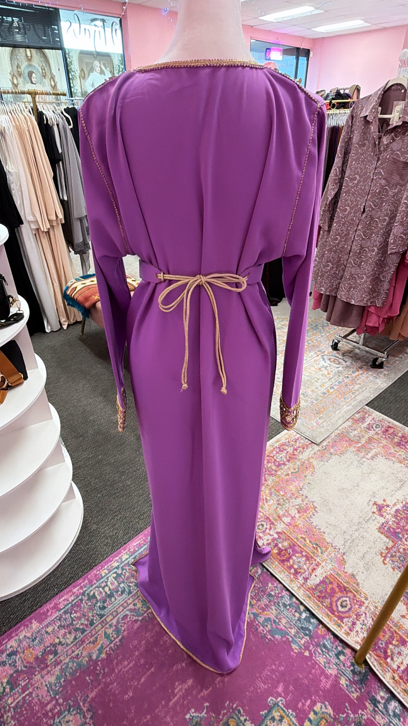 Moroccan Traditional Embellished Caftan