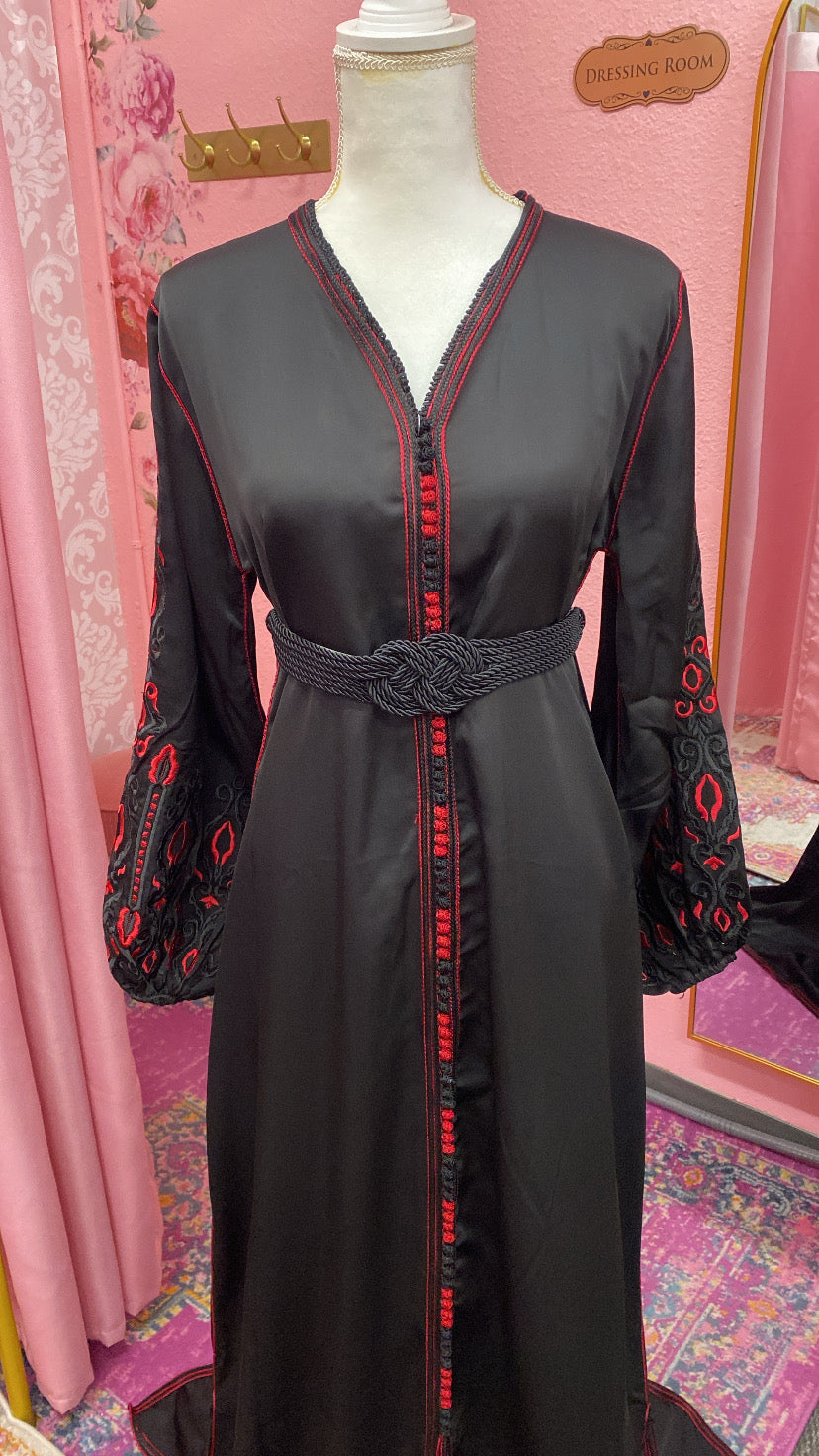 Moroccan Traditional Embroidered Caftan