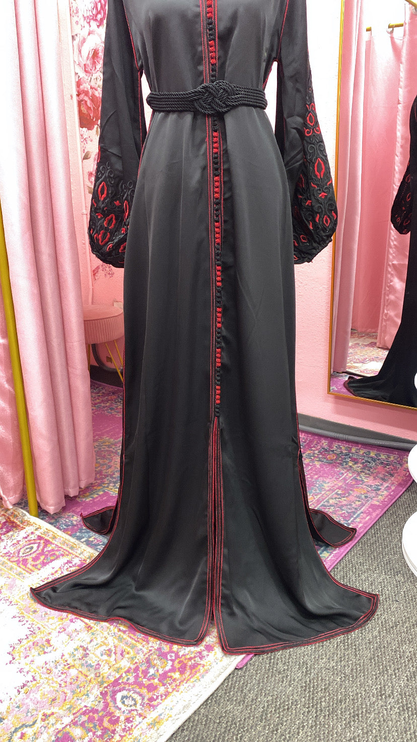 Moroccan Traditional Embroidered Caftan