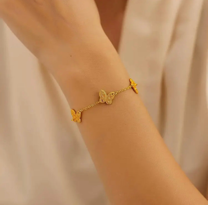 Elegant Butterfly Style Bracelet