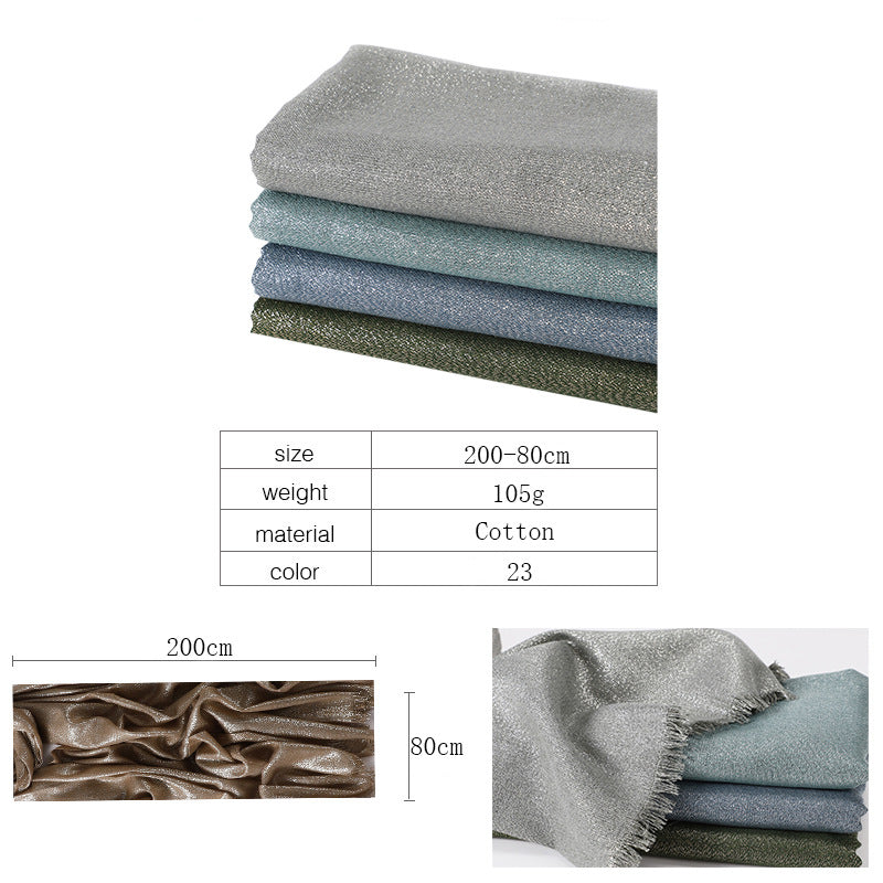 Glitter Cotton Hijabs