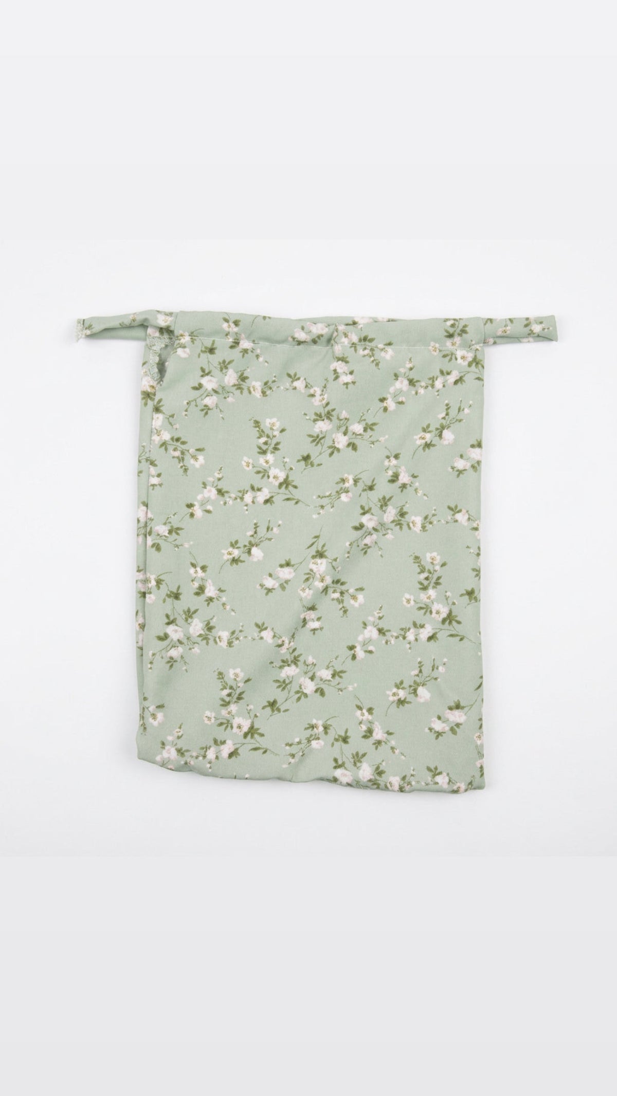 Green Floral Ruffle Prayer Skirt Set