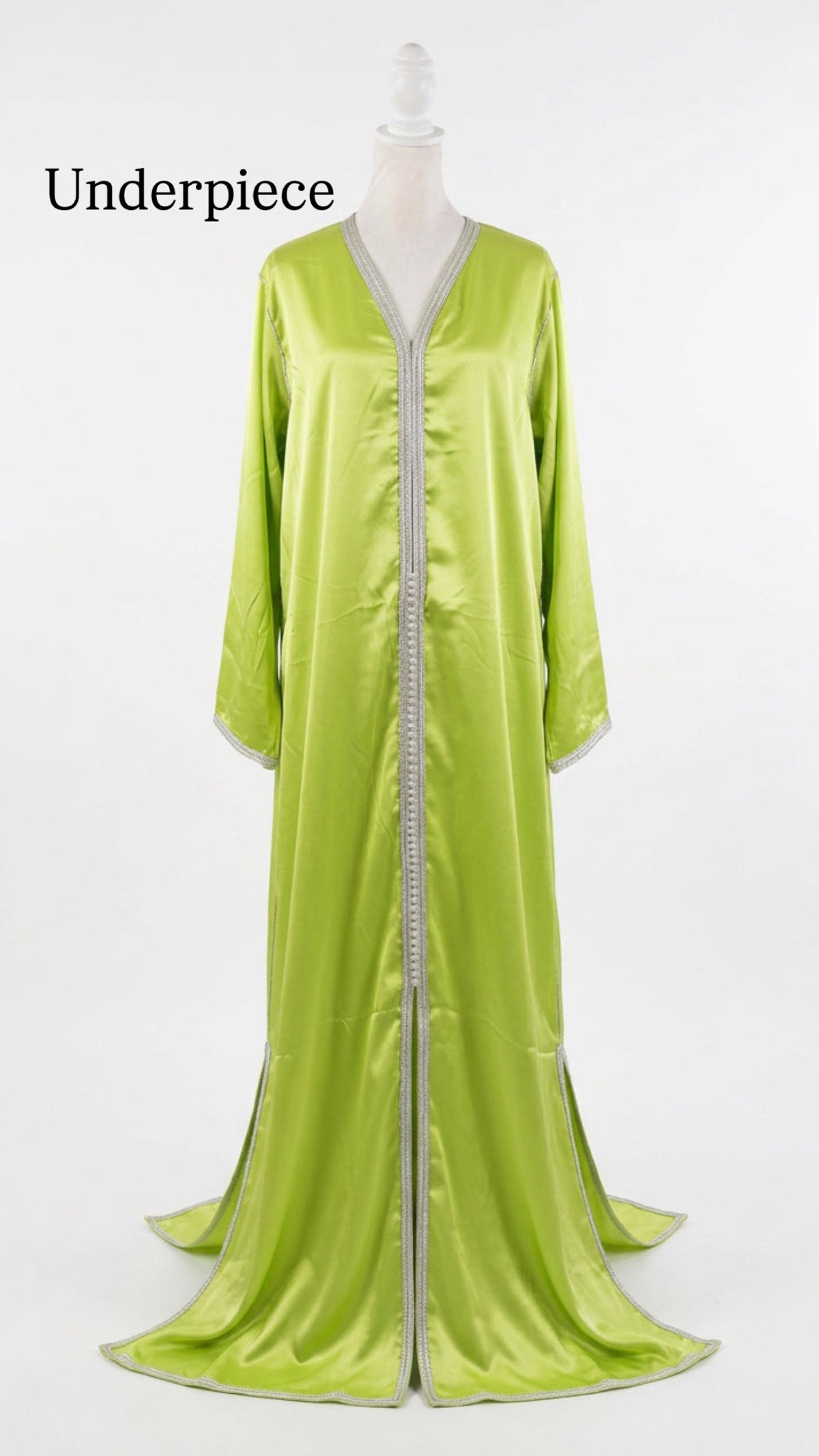 Lime Green Gold Moroccan Takchita