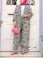 Turkish Damask Print Pant Suit