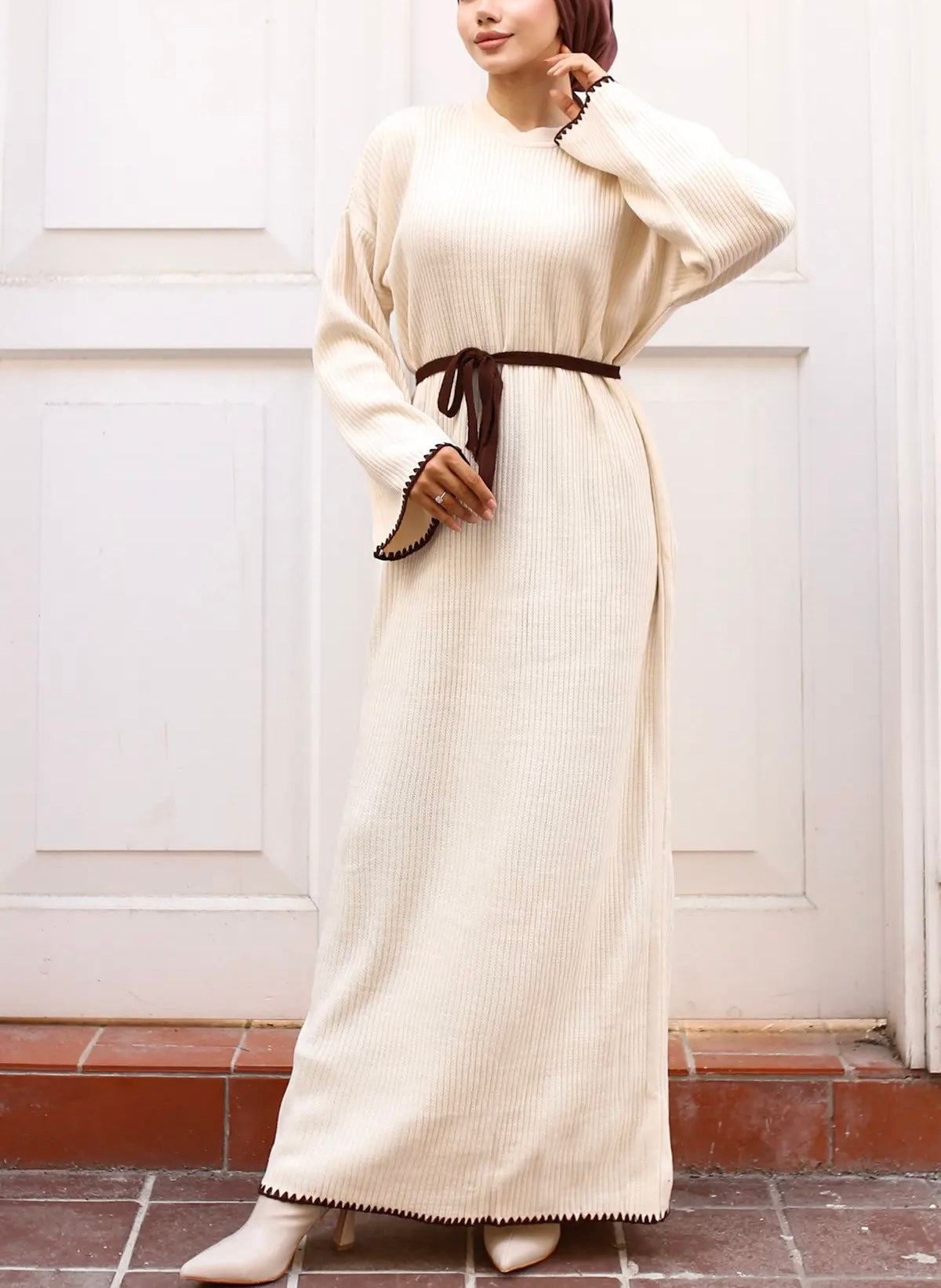 Turkish Style Knitted Sweater Dress
