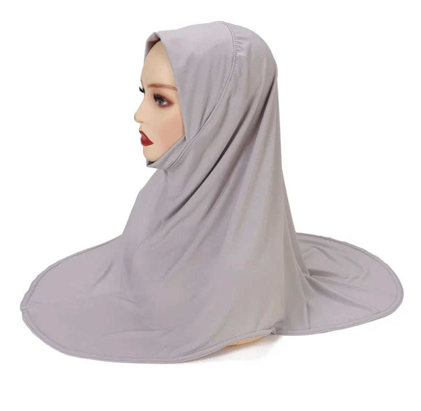 One Piece Pull Over Hijab(Multi Colors)