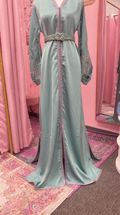 Moroccan Traditional Embroidered Caftan