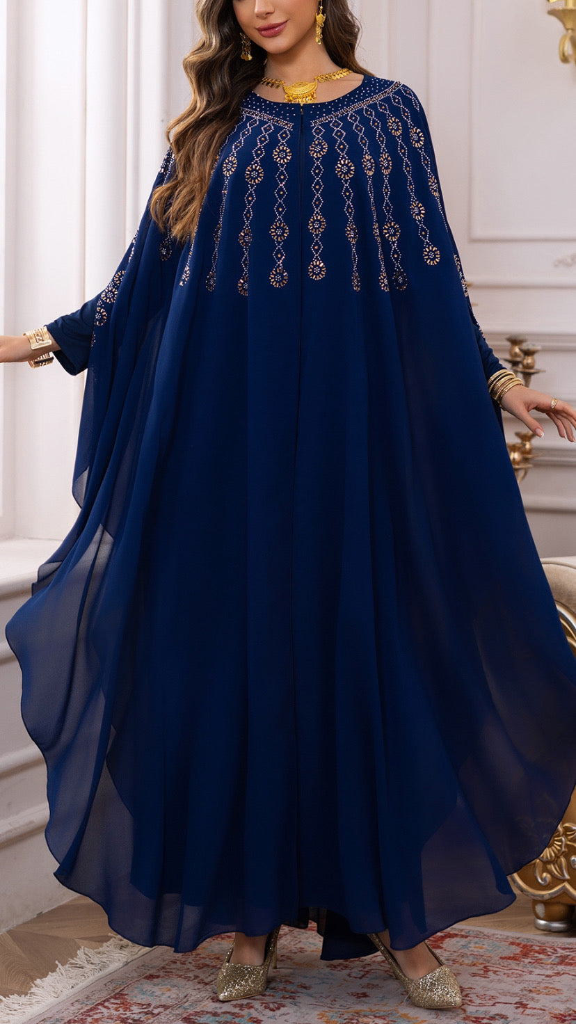 Dubai Style Embellished Caftan Dress