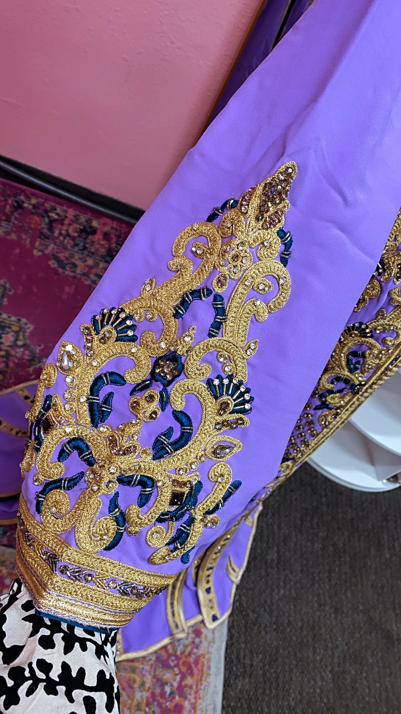 Moroccan Traditional Satin Lined Kimono Caftan