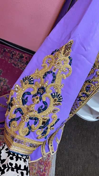 Moroccan Traditional Satin Lined Kimono Caftan