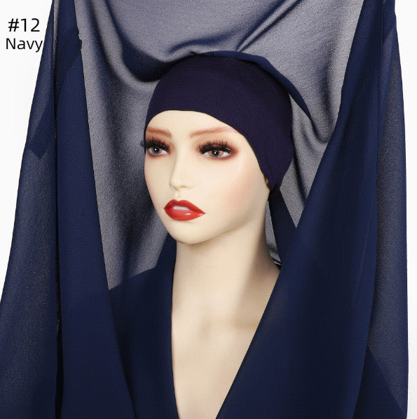 Instant Chiffon Hijab with Built-in Magnets