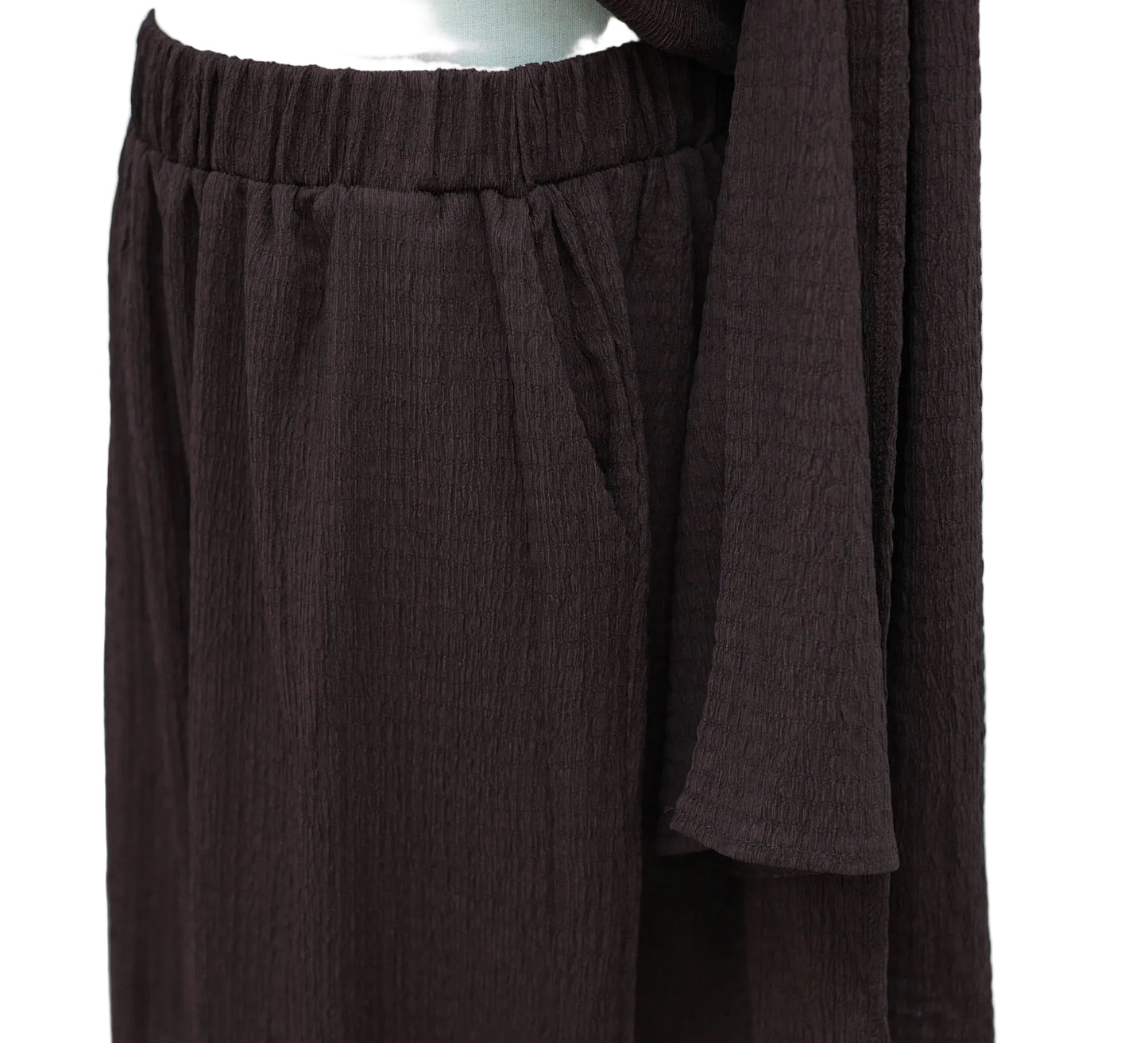 Cowl Neck Top Pant Suit Set