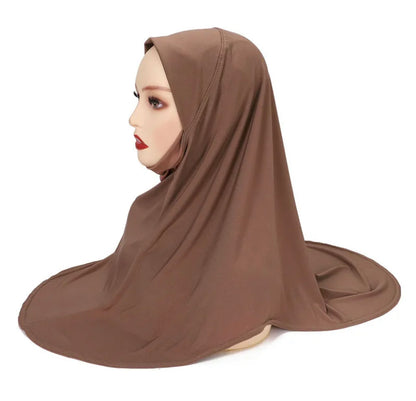 One Piece Pull Over Hijab(Multi Colors)