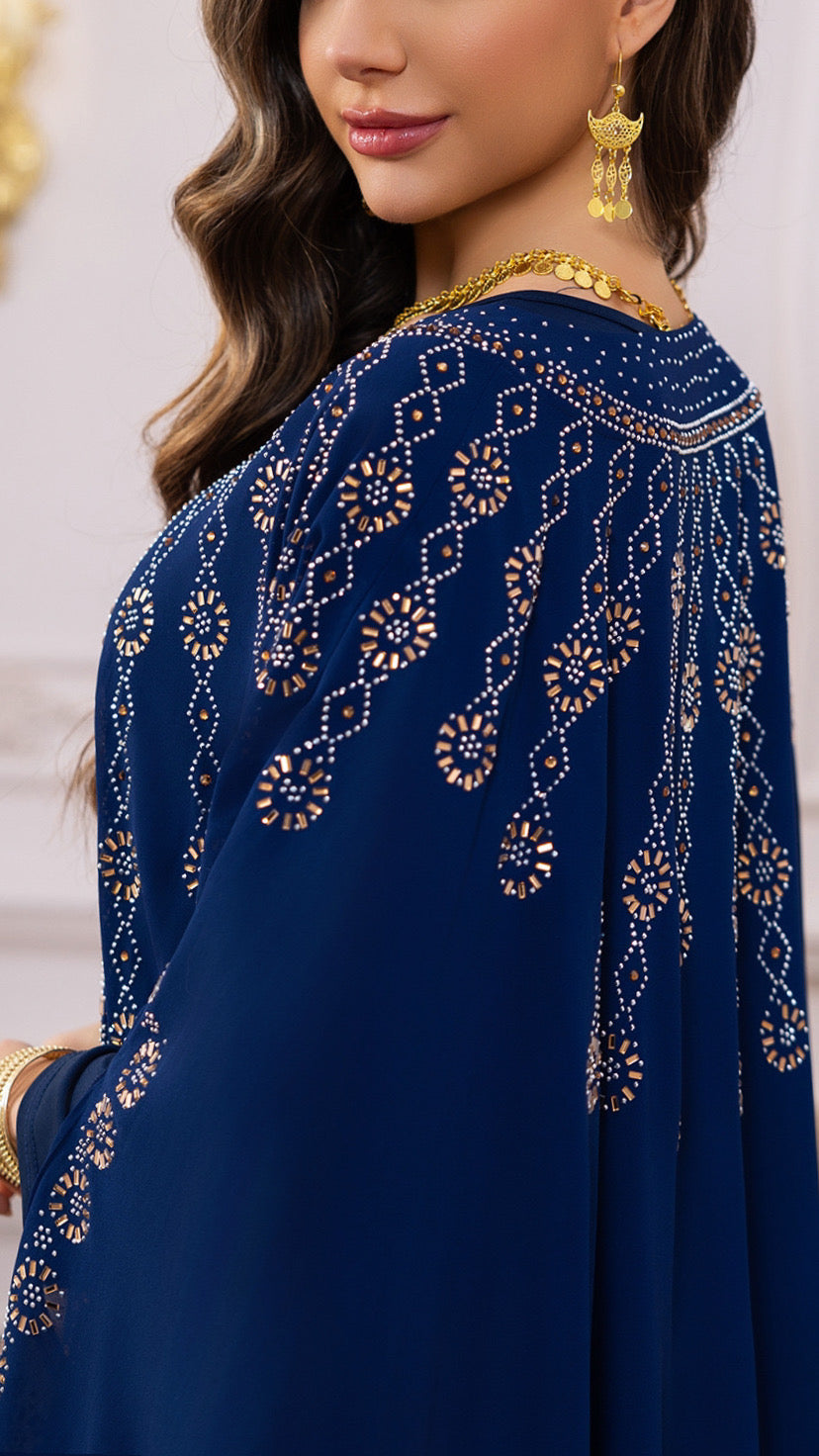 Dubai Style Embellished Caftan Dress