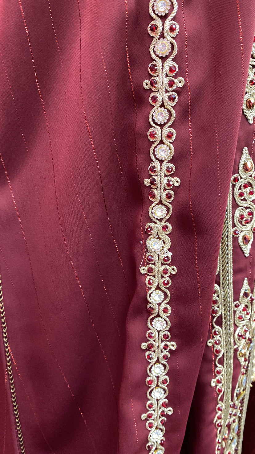 Moroccan Traditional Embellished Caftan