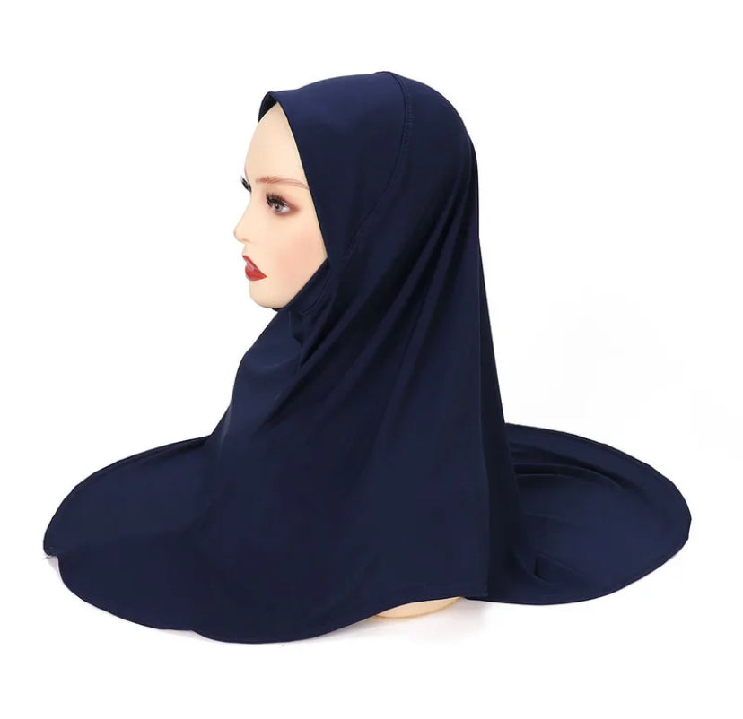One Piece Pull Over Hijab(Multi Colors)