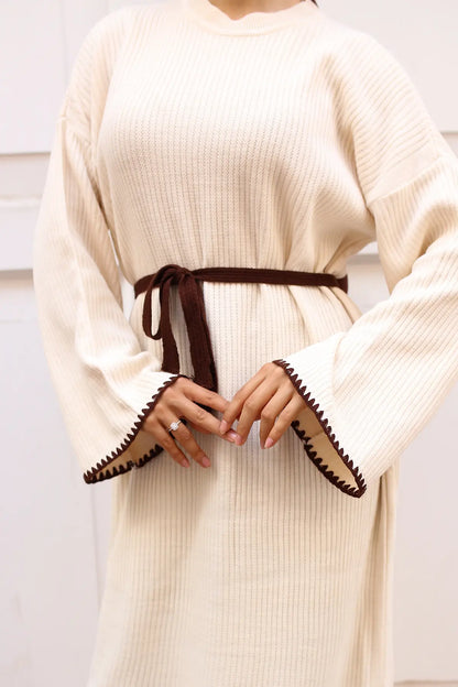 Turkish Style Knitted Sweater Dress