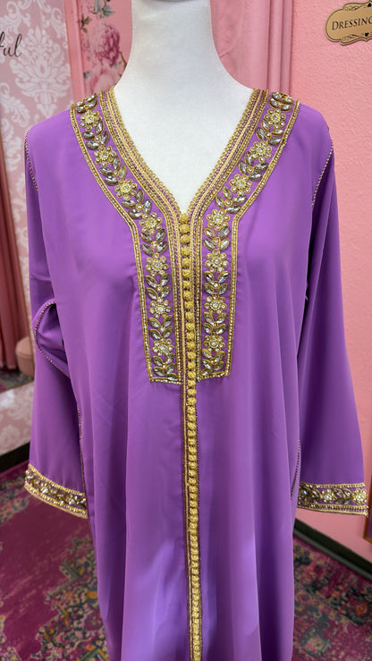 Moroccan Traditional Embellished Caftan
