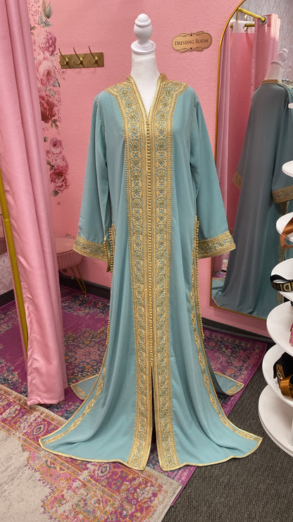 Moroccan Traditional Embellished Caftan