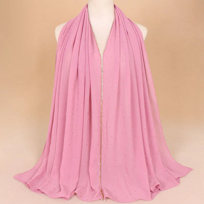 Embellished Stylish Chiffon Hijabs