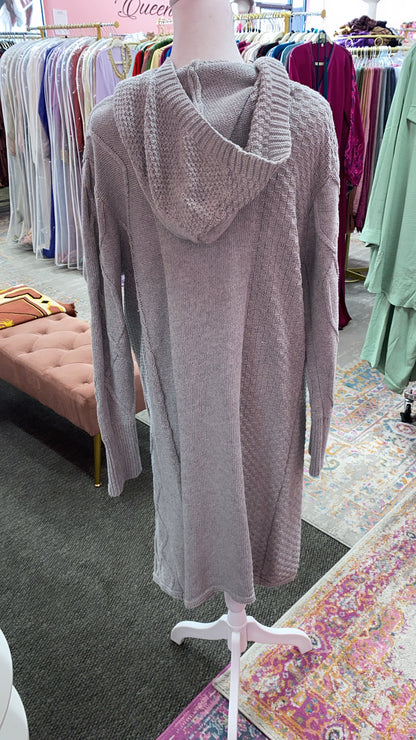 Knitted Hoodie Turkish Style Sweater