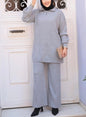 Knit Turkish Style Pleated Co-Ord Set