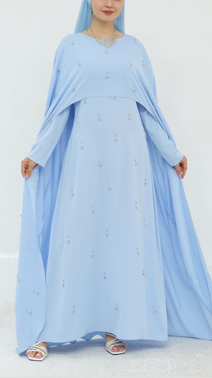 Embellished Princess Abaya Dress