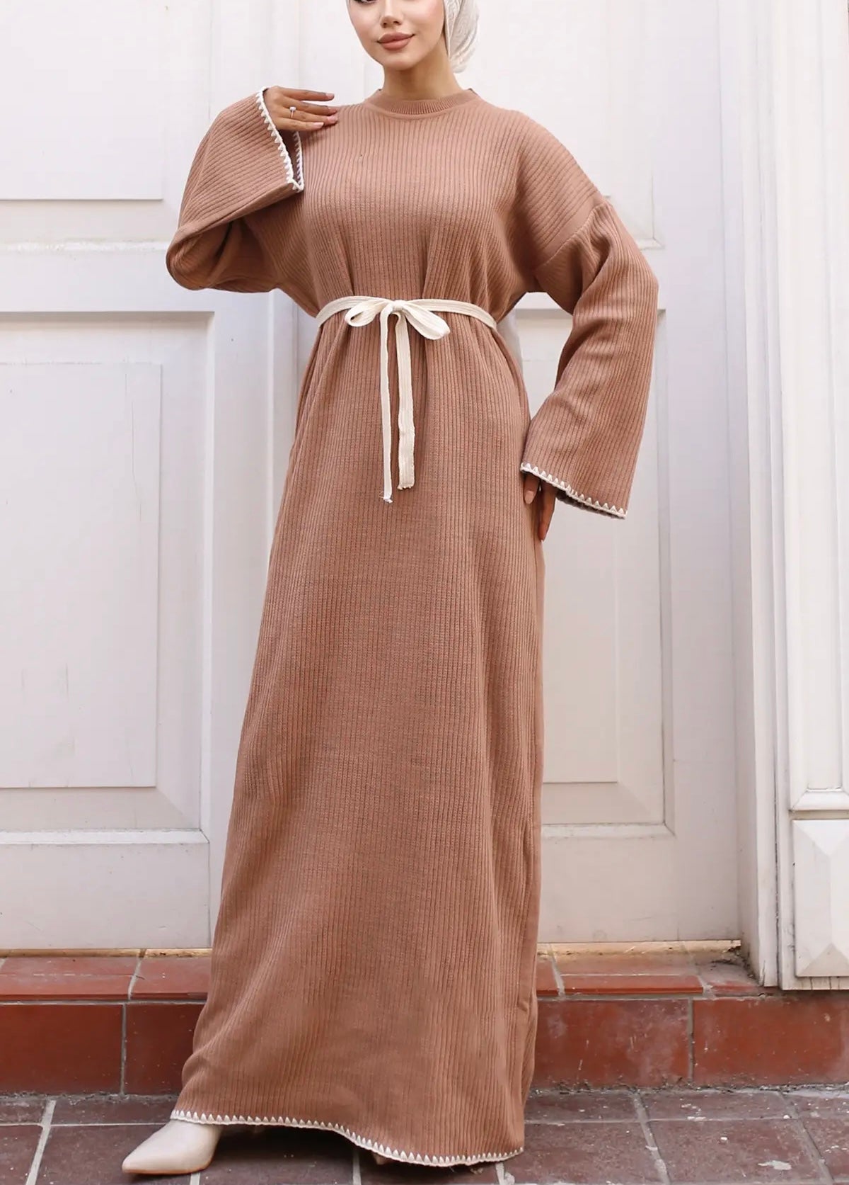 Turkish Style Knitted Sweater Dress