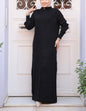 Turkish Style Knit Pleated Sweater Dress