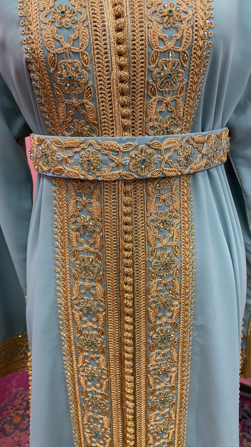 Moroccan Traditional Embellished Caftan
