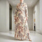 Chiffon Floral Pleated Dress