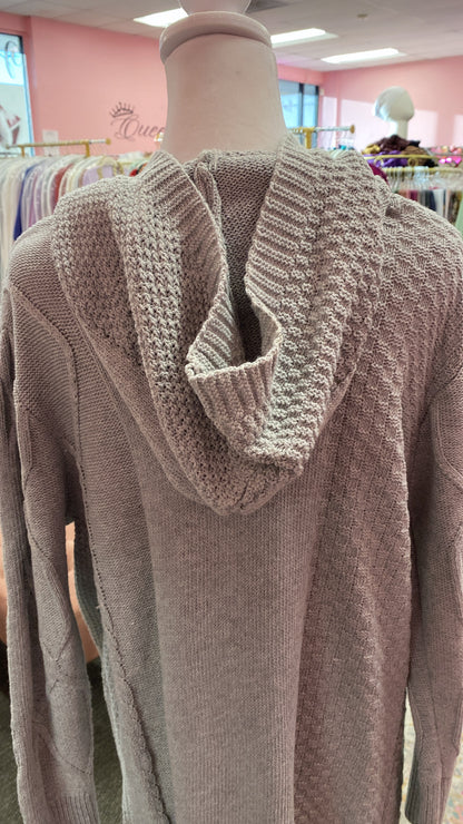 Knitted Hoodie Turkish Style Sweater