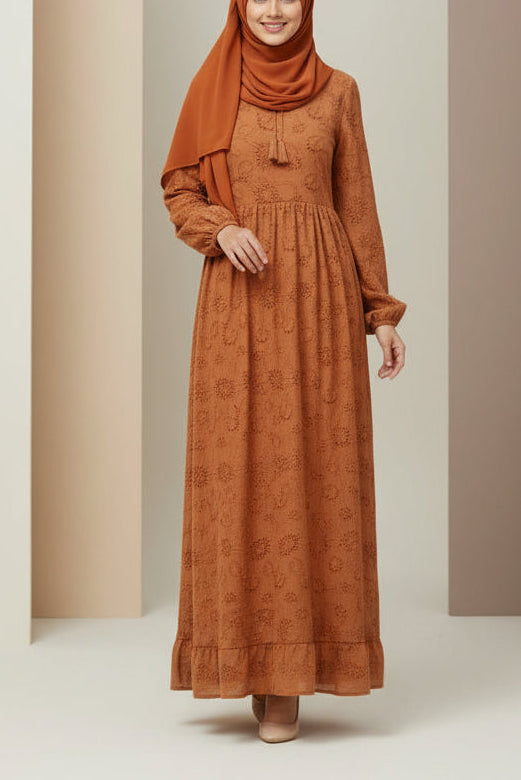 Turkish Style Embroidered Tassel Dress