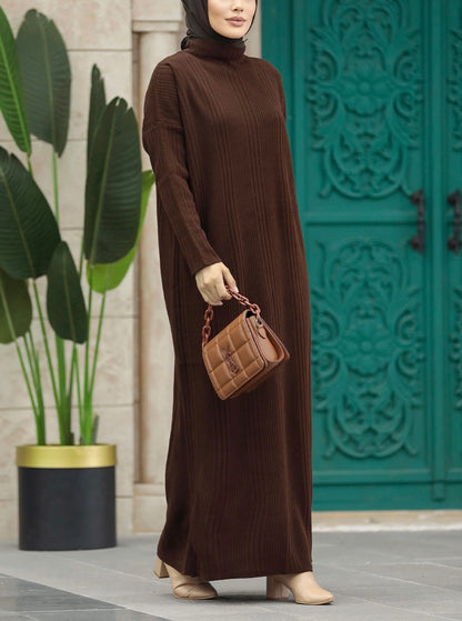 Turkish Style Knit Sweater Dress