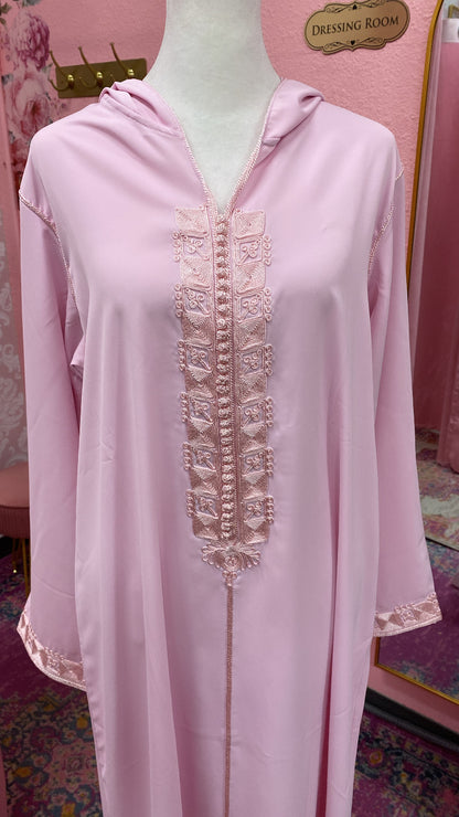 Traditional Moroccan Embroidered Djellaba