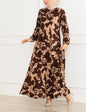 Turkish Buttery Brown Faux Suede Dress